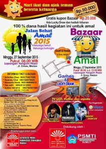 Jalan Sehat Amal 2015 & Bazaar Amal 2015 GEMA INTI Medan